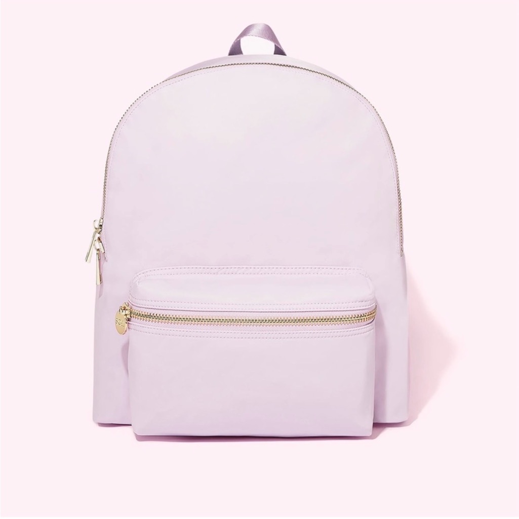 Stoney Clover Lane Classic Backpack With Patches, Color Lilac